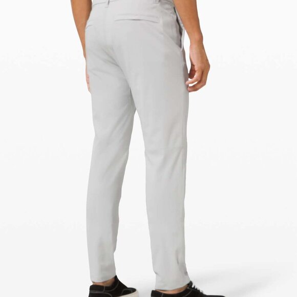 GENUINE Lululemon Commission Pant Classic *Warpstreme 32" *Light GRAY" SIZE 40 - Picture 3 of 7